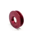 Anneau de treuillage alu 13.5T Ø148mm rouge avec etui