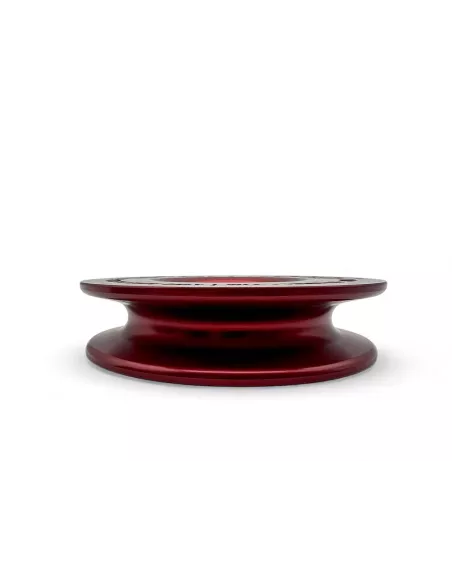 Anneau de treuillage alu 13.5T Ø148mm rouge avec etui