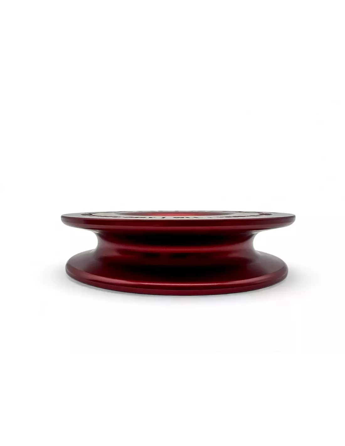 Anneau de treuillage alu 13.5T Ø148mm rouge avec etui