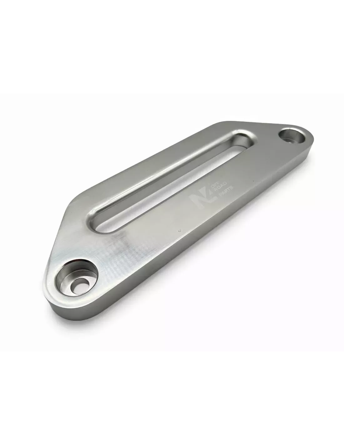 Écubier désaxé pour corde de treuil synthétique