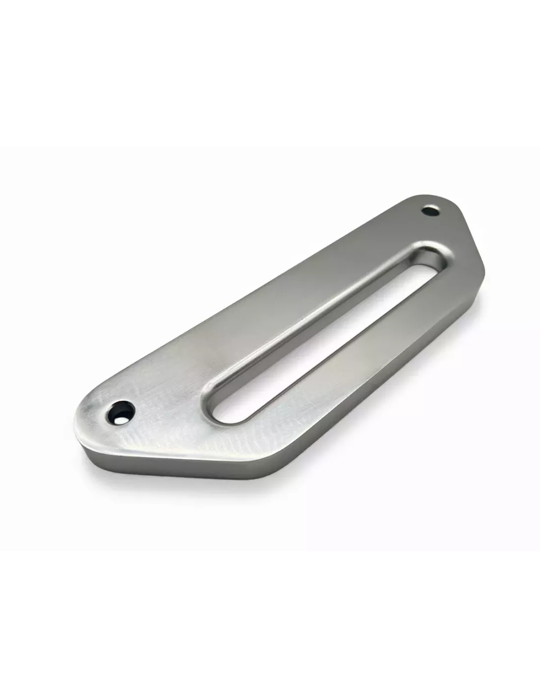 Écubier désaxé pour corde de treuil synthétique