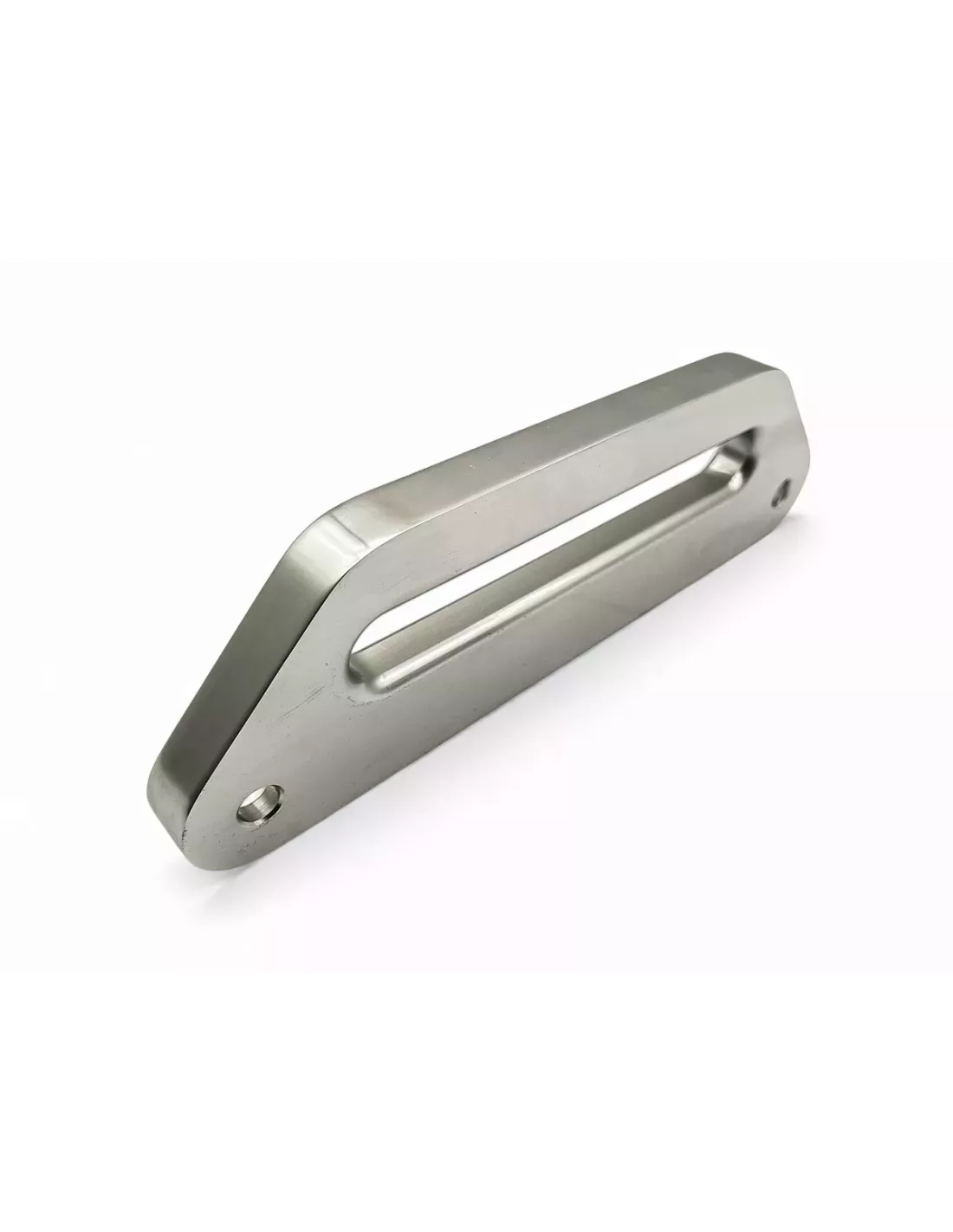Écubier désaxé pour corde de treuil synthétique