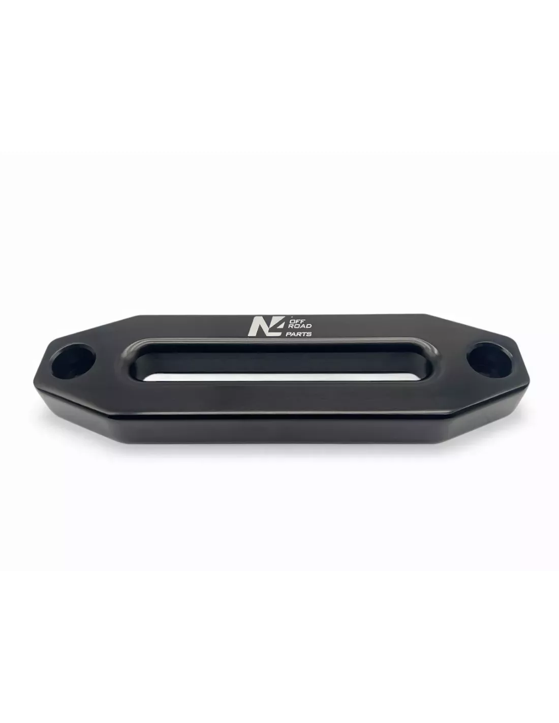 Ecubier aluminium noir pour corde de treuil synthétique