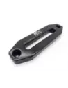 Ecubier aluminium noir pour corde de treuil synthétique