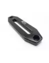 Ecubier aluminium noir pour corde de treuil synthétique