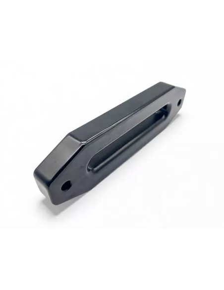 Ecubier aluminium noir pour corde de treuil synthétique