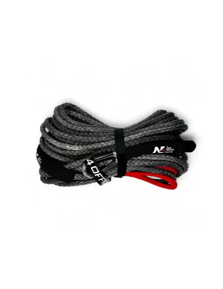 Corde synthétique de treuil 12mm x 28M - Jusqu'à 6.8T