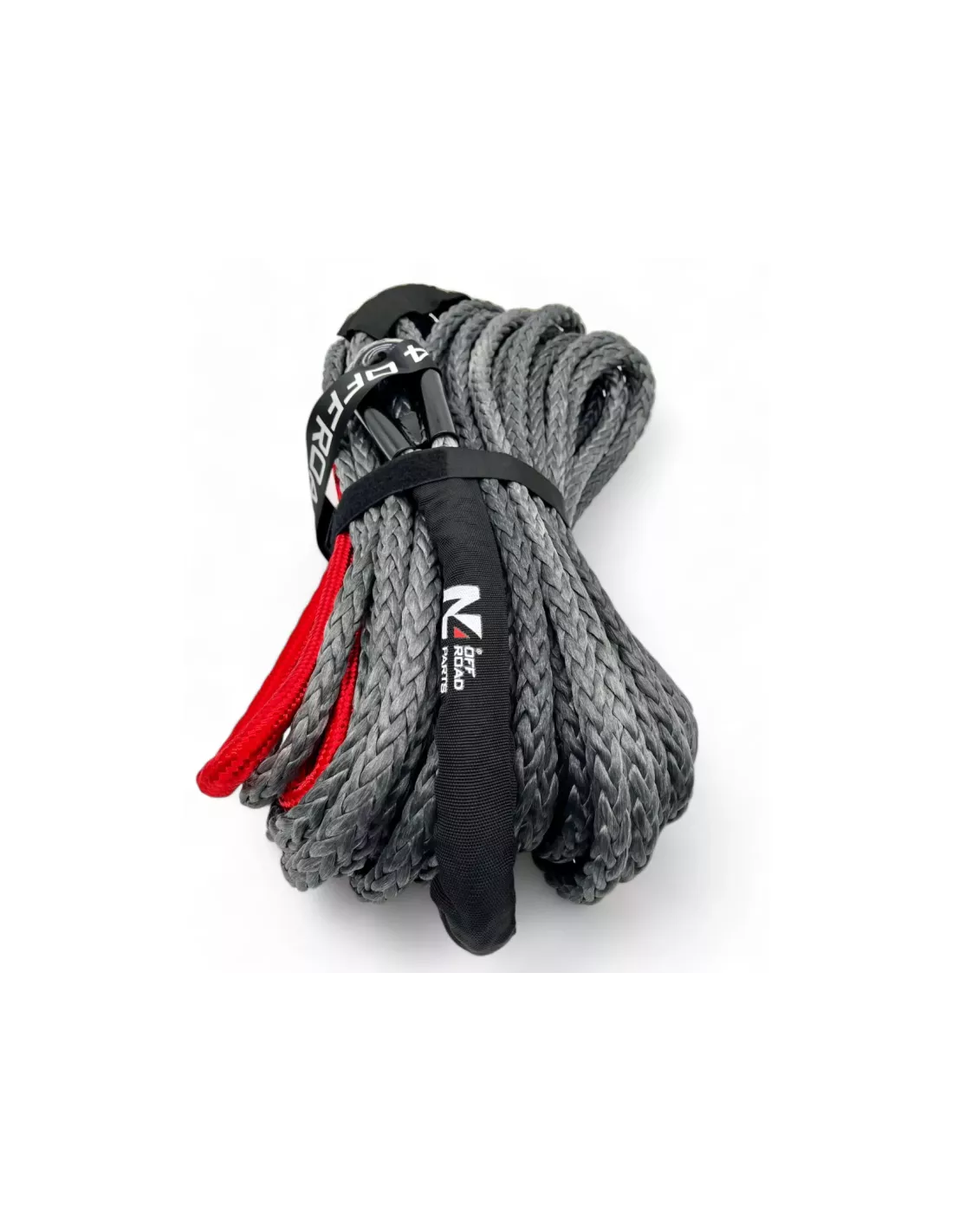 Corde synthétique de treuil 12mm x 28M - Jusqu'à 6.8T