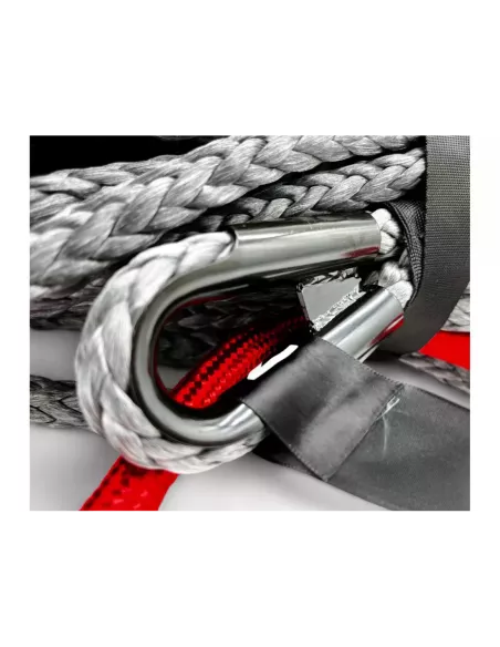 Corde synthétique de treuil 12mm x 28M - Jusqu'à 6.8T