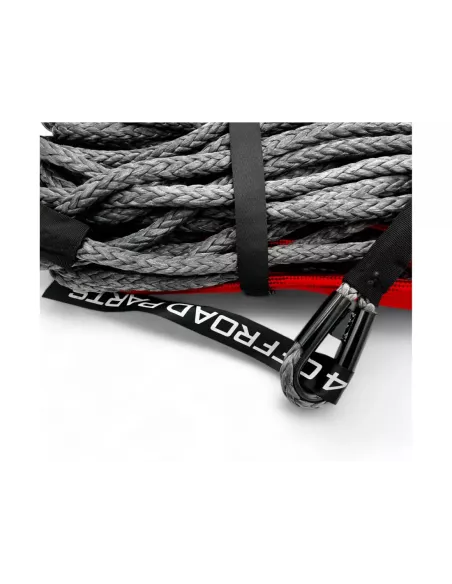 Corde synthétique de treuil 12mm x 28M - Jusqu'à 6.8T
