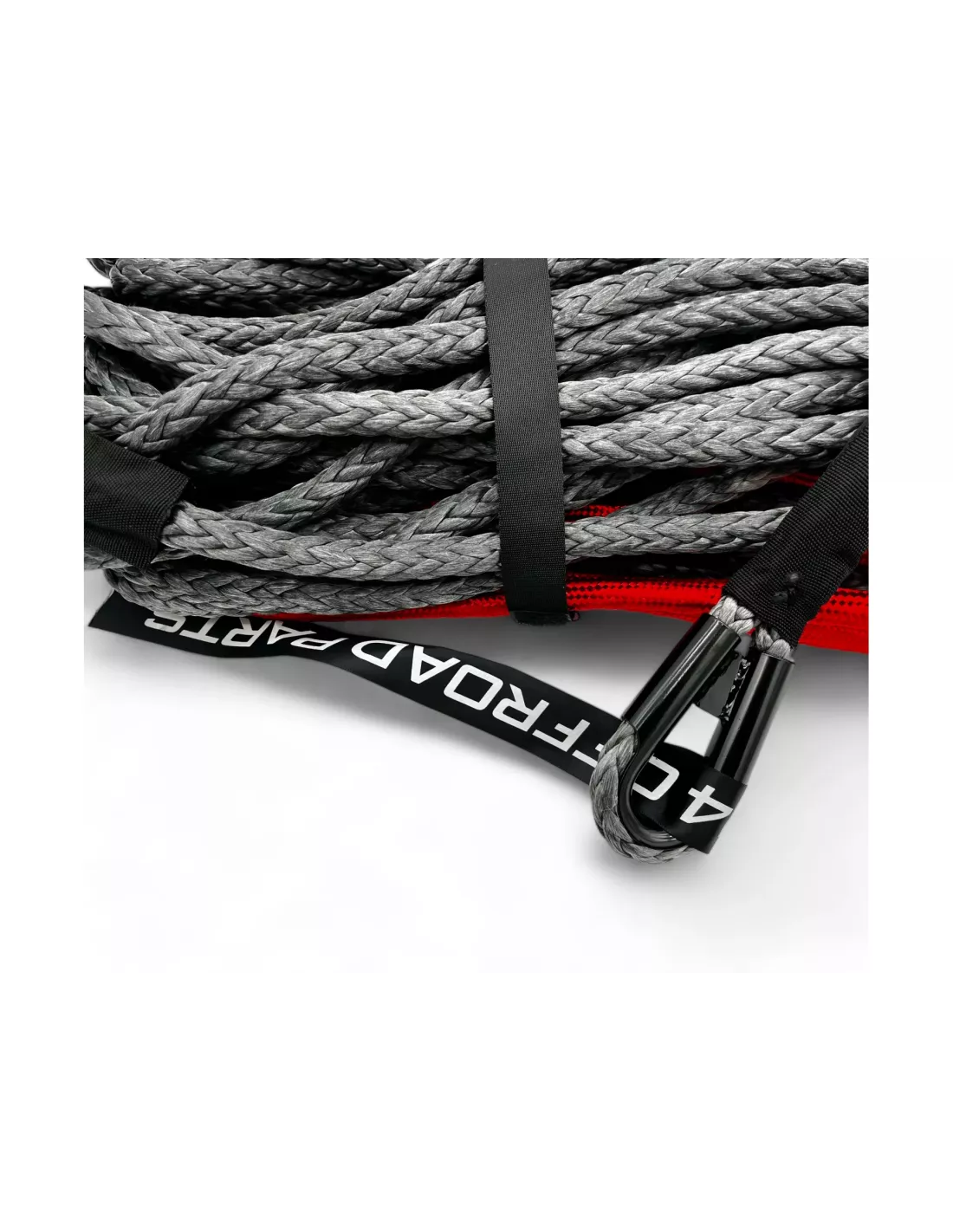 Corde synthétique de treuil 12mm x 28M - Jusqu'à 6.8T