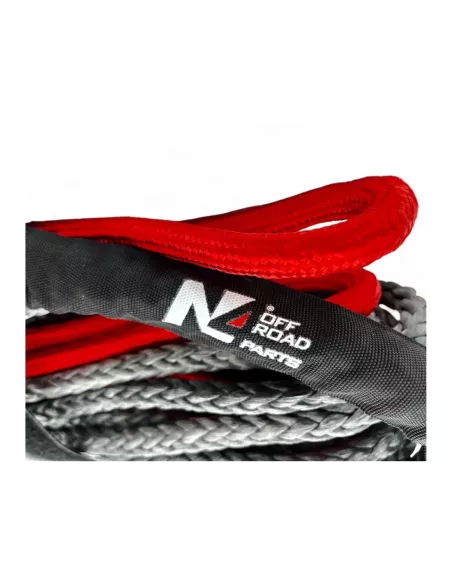 Corde synthétique de treuil 12mm x 28M - Jusqu'à 6.8T