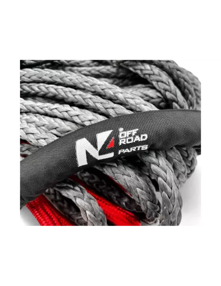 Corde synthétique de treuil 12mm x 28M - Jusqu'à 6.8T