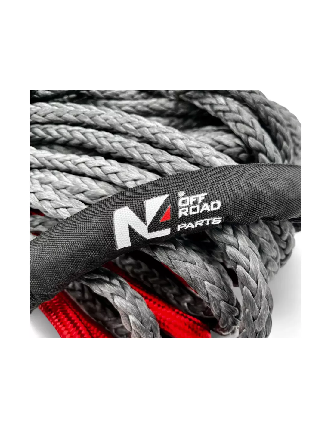Corde synthétique de treuil 12mm x 28M - Jusqu'à 6.8T