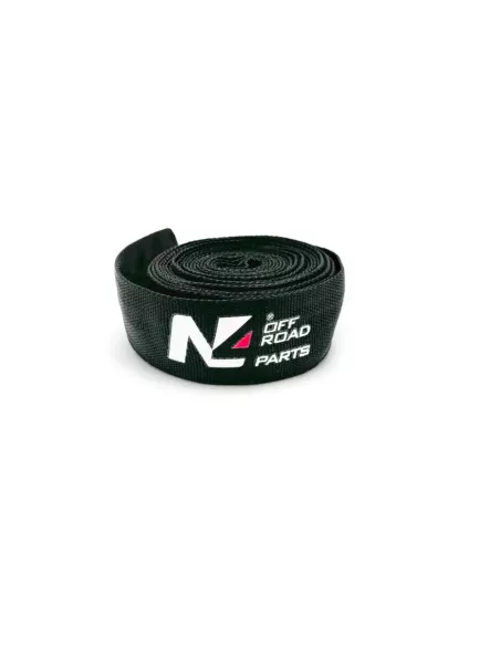 Protection de corde synthétique coté crochet de treuil noire 12mm x