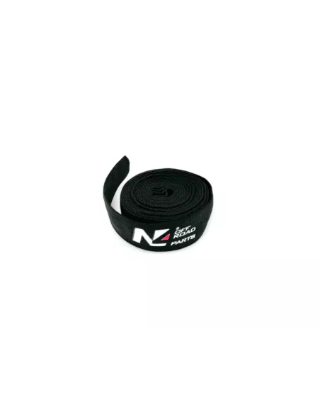 Protection de corde synthétique coté crochet de treuil noire 12mm x
