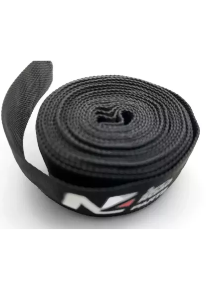 Protection de corde synthétique coté crochet de treuil noire 12mm x