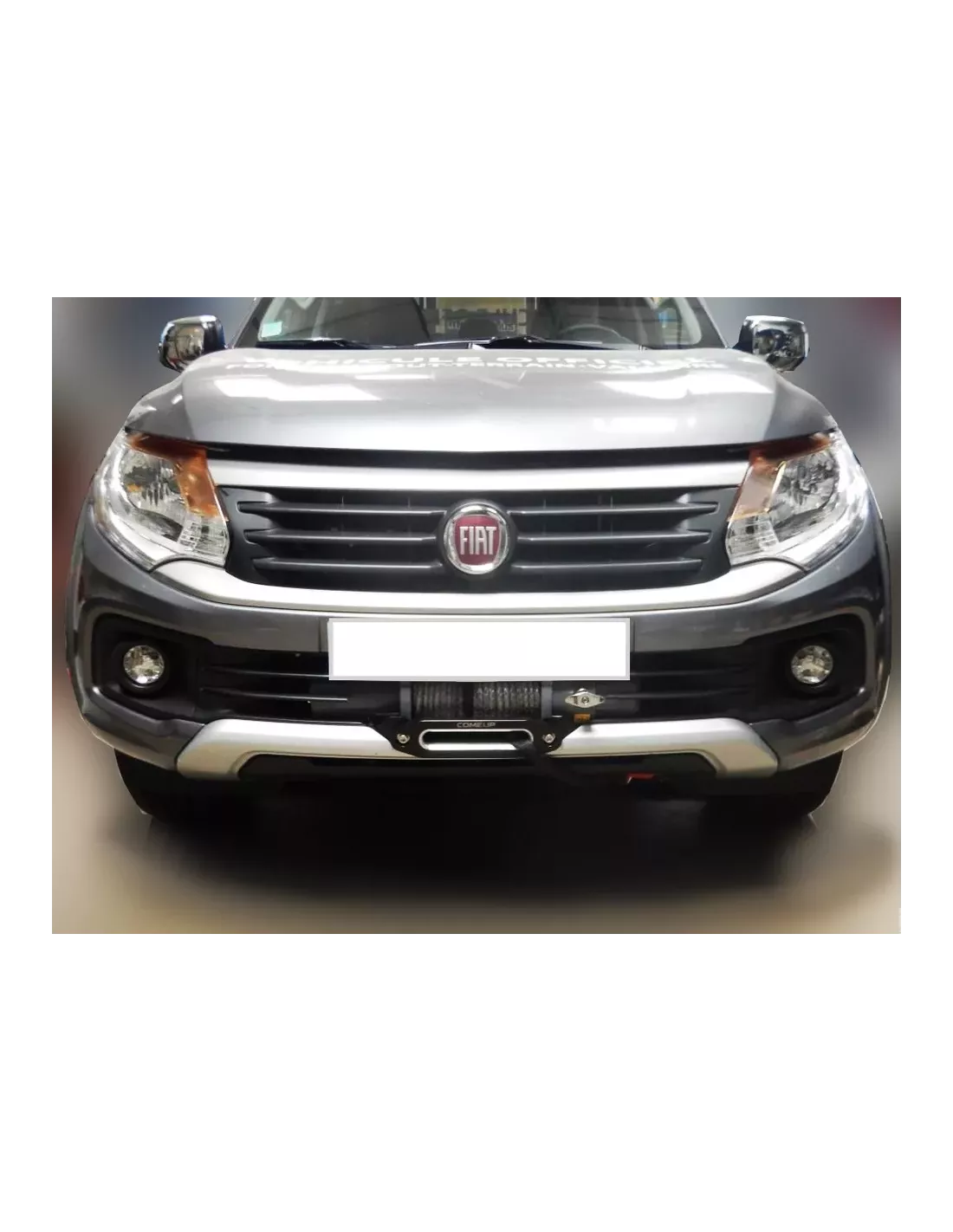 Platine de treuil intégrée au pare-chocs d'origine pour Mitsubishi