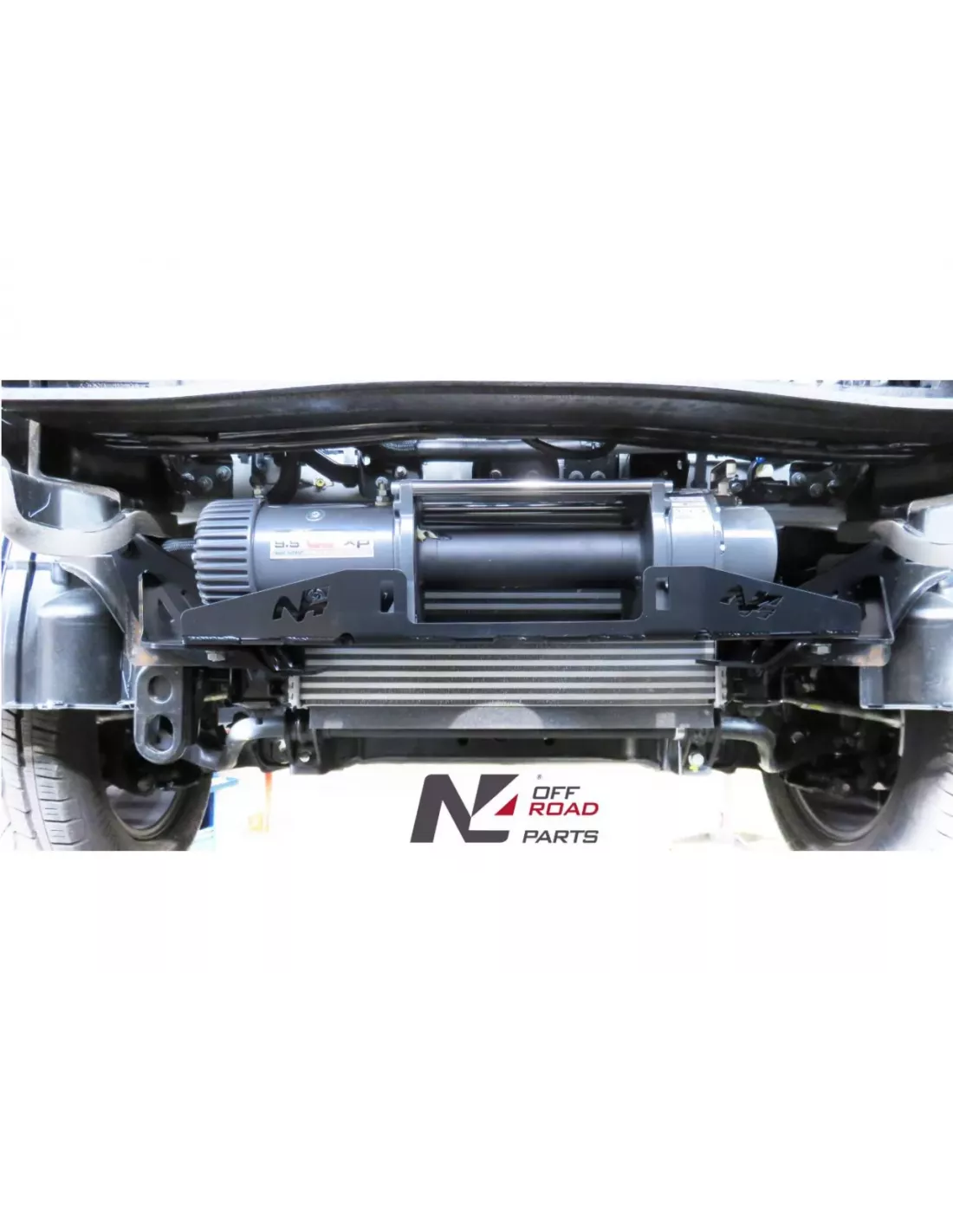 Platine de treuil intégrée au pare-chocs d'origine pour Nissan Navara