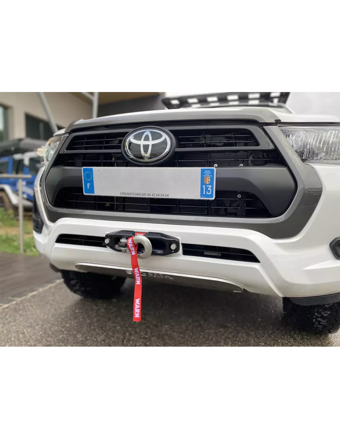 Platine de treuil intégrée au pare-chocs d'origine pour Toyota Hilux