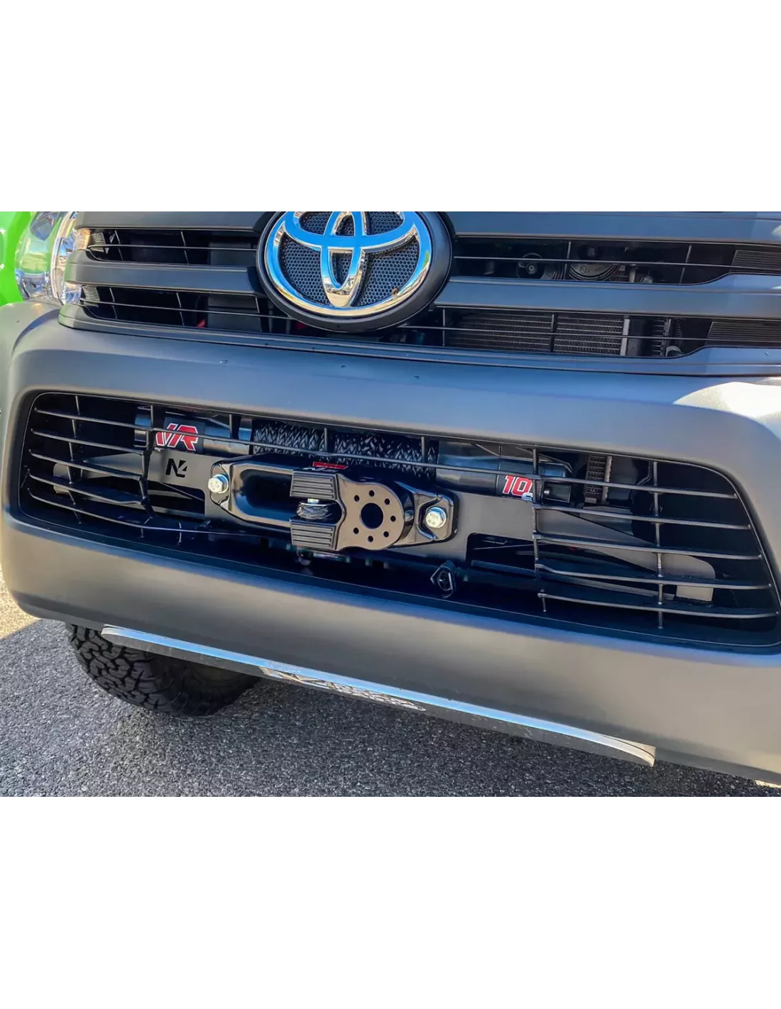 Platine de treuil intégrée au pare-chocs d'origine pour Toyota Hilux