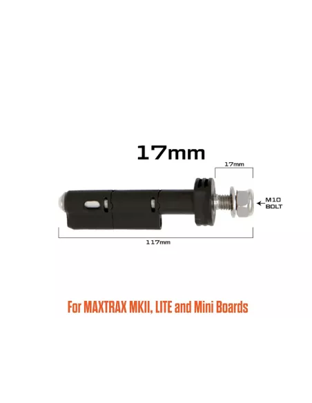 Fixation rapide Maxtrax MKII - Set de 4 pièces - Longueur filetage