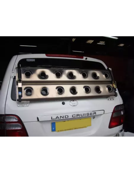 Support de plaques à sable sur le hayon pour Toyota HDJ100