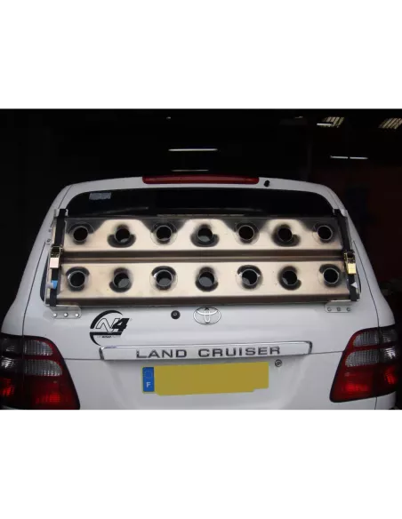 Support de plaques à sable sur le hayon pour Toyota HDJ100