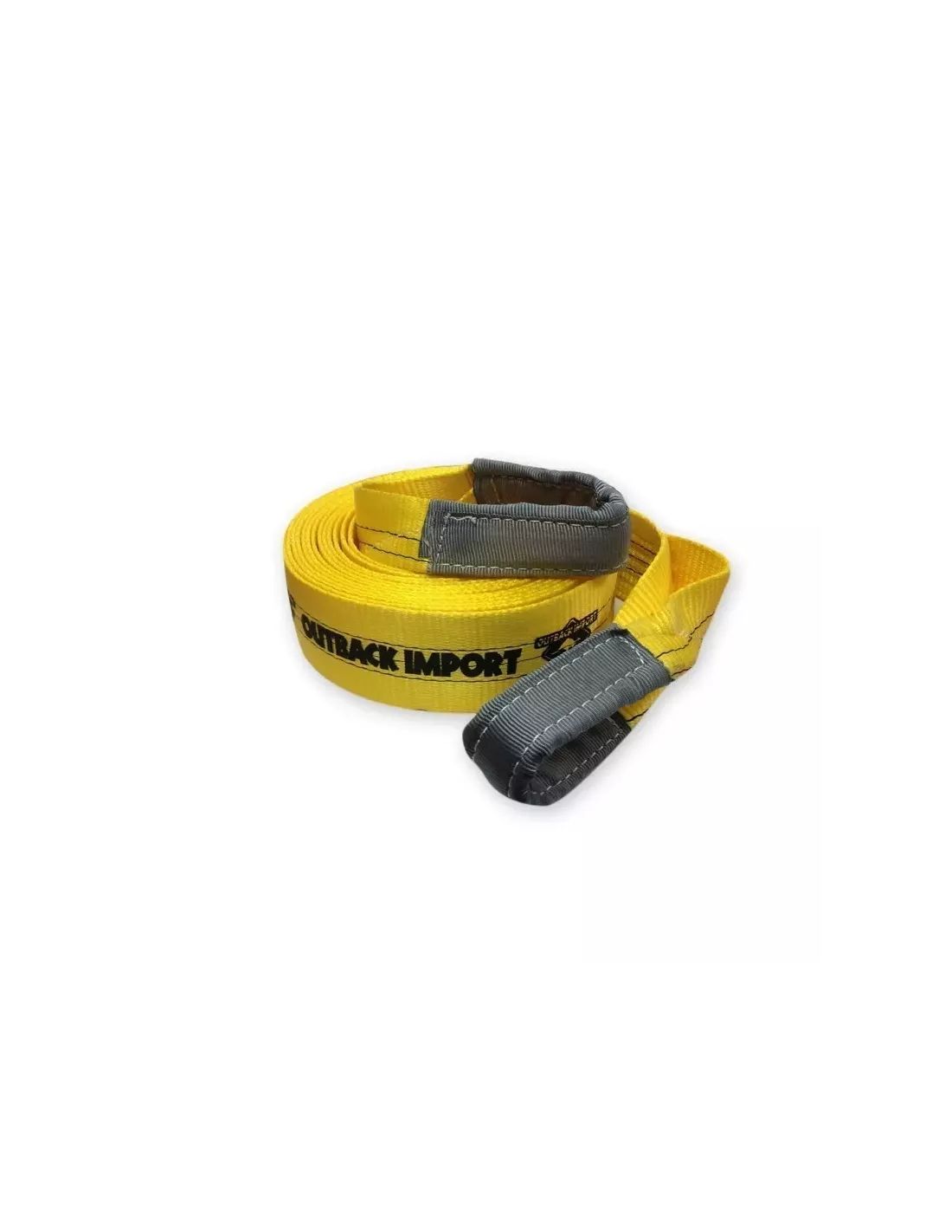 Sangle de traction 10M 12T largeur 90mm OUTBACK IMPORT jaune OUTBACK