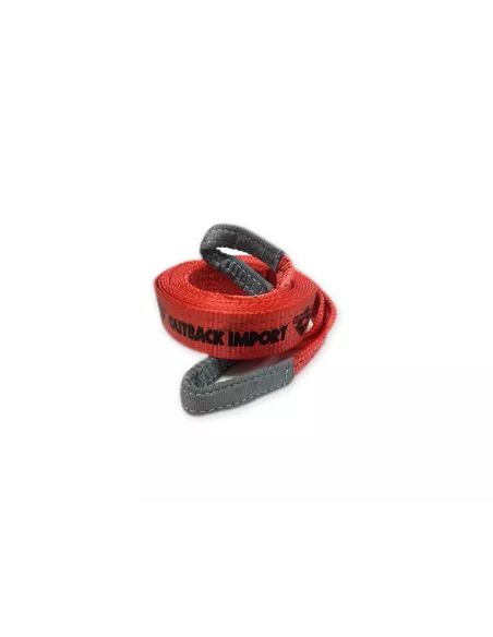 Sangle de traction 5M 7T5 largeur 50mm OUTBACK IMPORT rouge OUTBACK