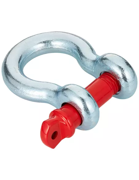 Manille lyre galvanisée ARB - axe rouge - Ø22mm - 4750 kgs ARB -