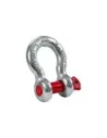 Manille lyre galvanisée ARB - axe rouge - Ø22mm - 4750 kgs ARB -