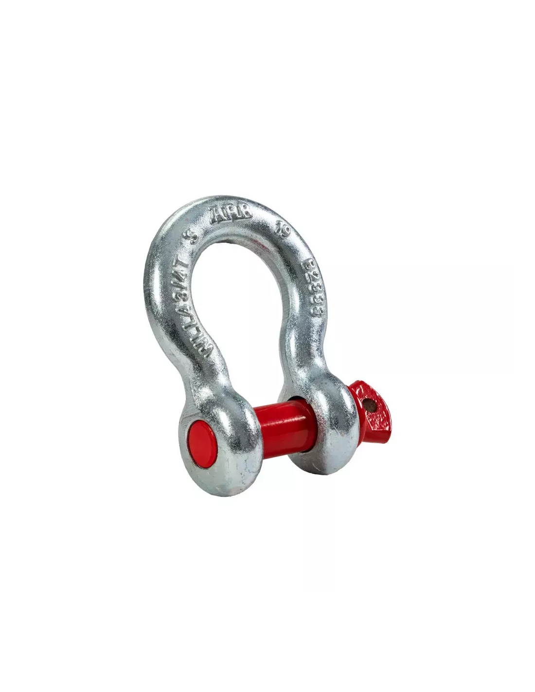 Manille lyre galvanisée ARB - axe rouge - Ø22mm - 4750 kgs ARB -