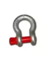 Manille lyre galvanisée ARB - axe rouge - Ø22mm - 4750 kgs ARB -