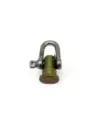 Manille tournante Inox de pare chocs -