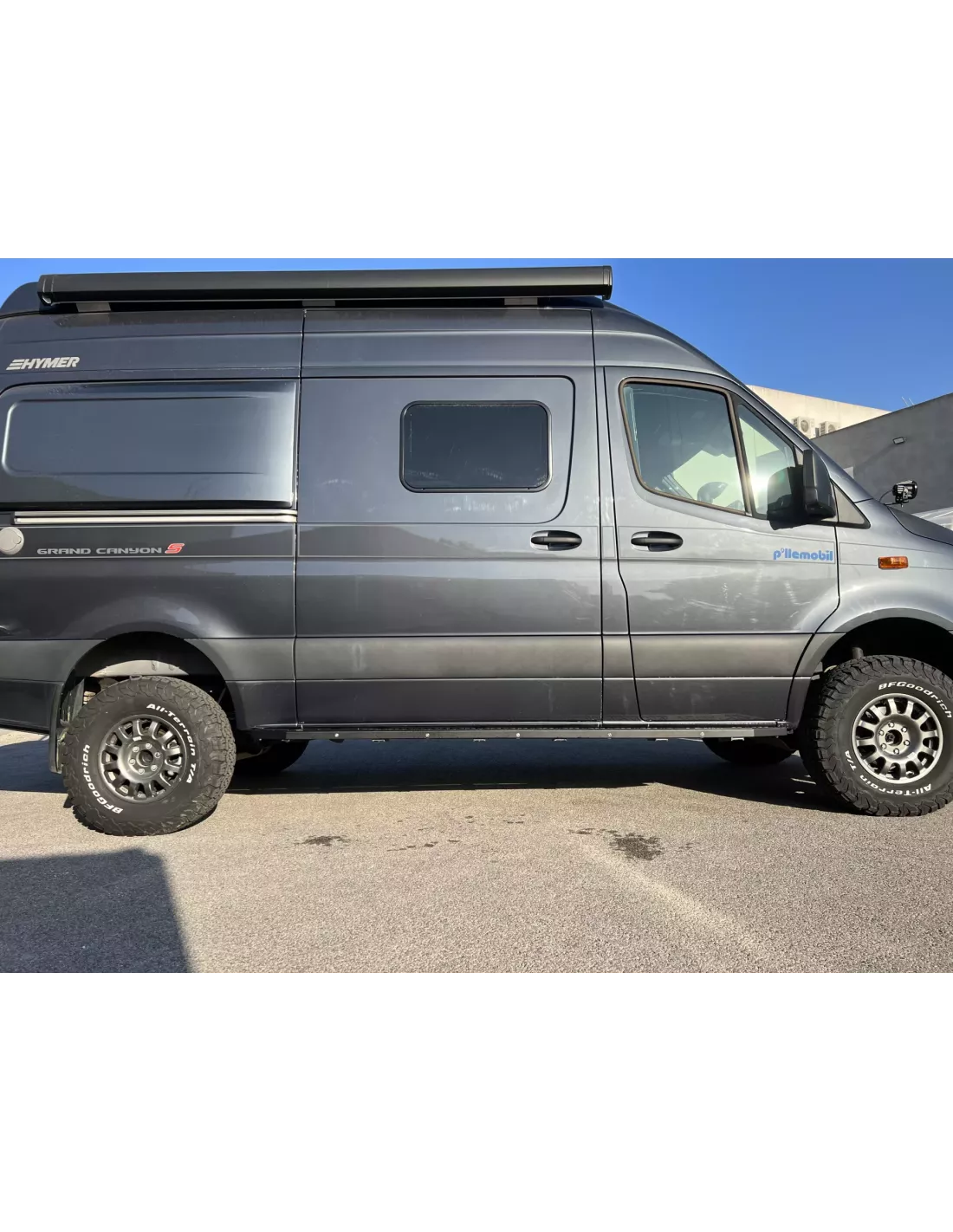Jante aluminium Braid Fullrace grise 7x16 Mercedes Sprinter 4x4 W907