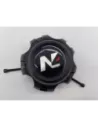 Cache moyeu fermé plastique noir pour jante acier entraxe 5x120