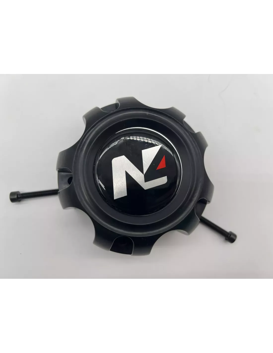 Cache moyeu fermé plastique noir pour jante acier entraxe 5x120