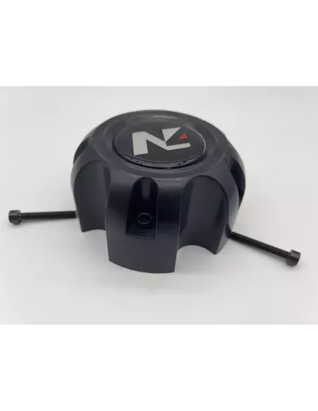 Cache moyeu fermé plastique noir pour jante acier entraxe 5x120