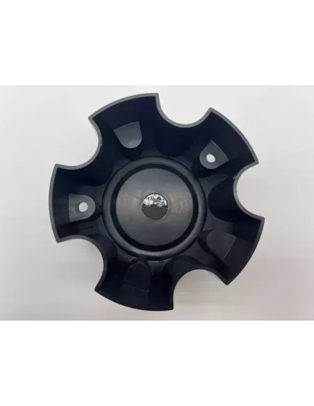 Cache moyeu fermé plastique noir pour jante acier entraxe 5x120