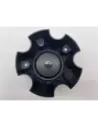 Cache moyeu fermé plastique noir pour jante acier entraxe 5x120