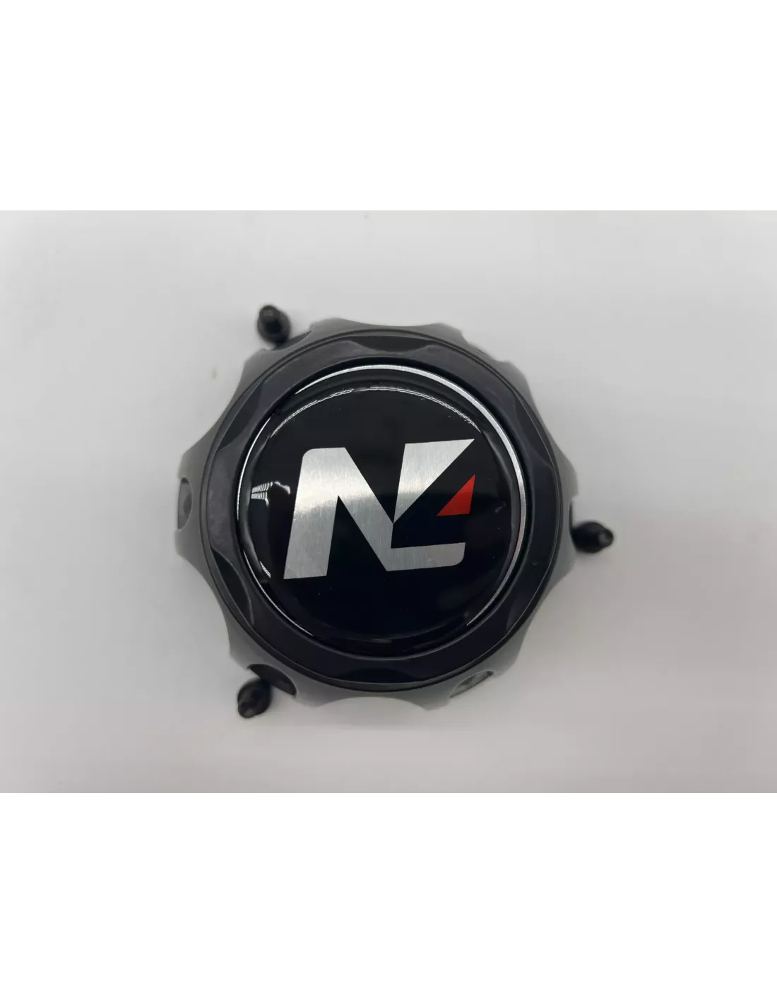 Cache moyeu fermé plastique noir pour jante acier entraxe 6x114.3