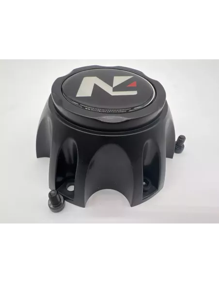 Cache moyeu fermé plastique noir pour jante acier entraxe 6x114.3