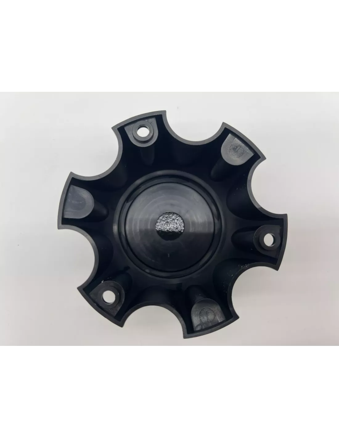 Cache moyeu fermé plastique noir pour jante acier entraxe 6x114.3