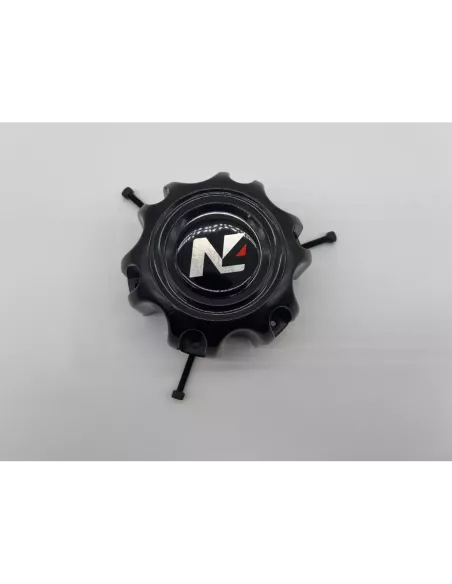 Cache moyeu fermé plastique noir pour jante acier entraxe 6x139.7