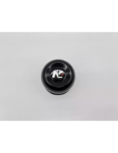 Cache moyeu fermé acier noir pour jantes acier avec centrage 110mm