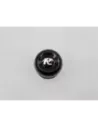 Cache moyeu fermé acier noir pour jantes acier avec centrage 110mm