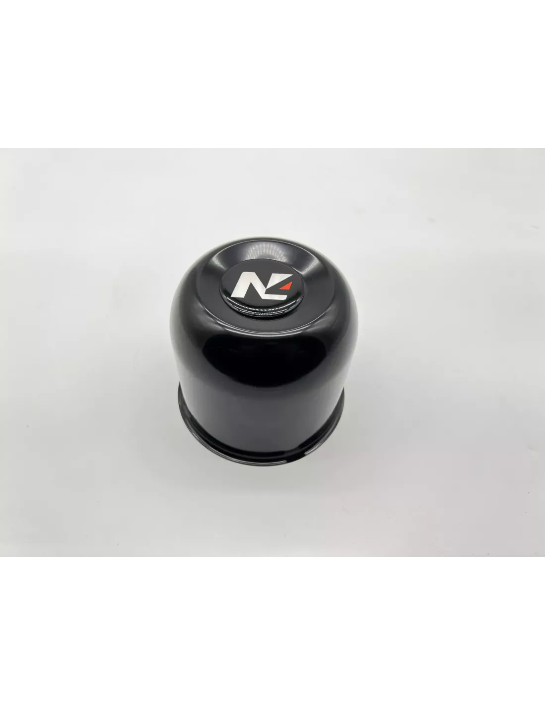 Cache moyeu fermé acier noir pour jantes acier avec centrage 110mm