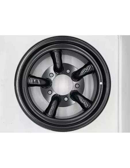 Jante acier Mach 5 noire 8x16 5x165.1 Land Rover Defender