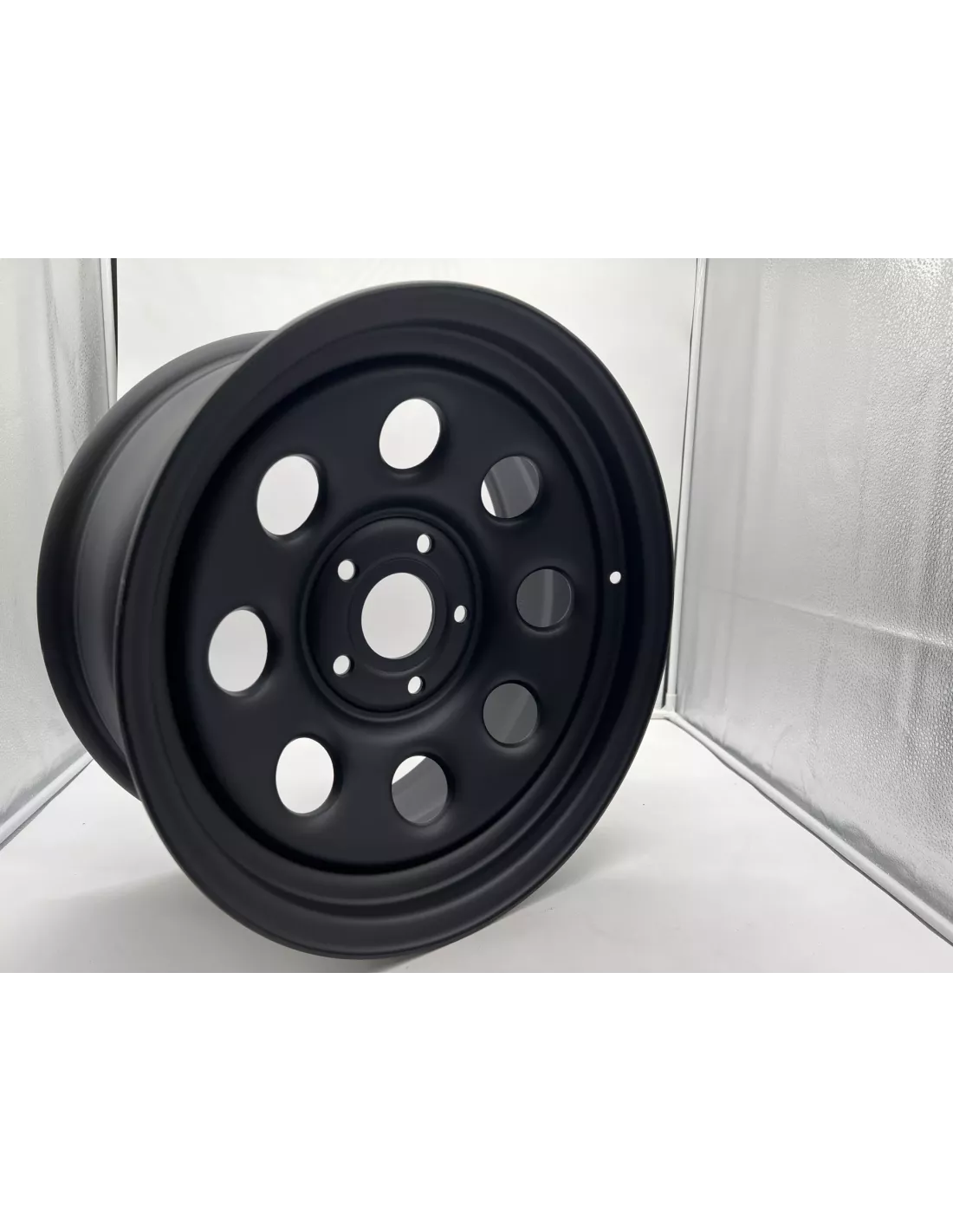 Jante acier Soft8 noire mat 8X17 5X127 Jeep Wrangler JK JL